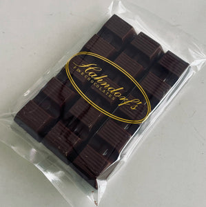 Solid milk chocolate bars from Hahndorf Chocolates